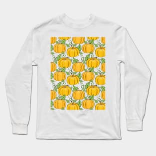 Pumpkins Pattern Long Sleeve T-Shirt